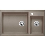 Blanco 517364 Metra 9 雙盆昇盤 (巧克力色 Tartufo)